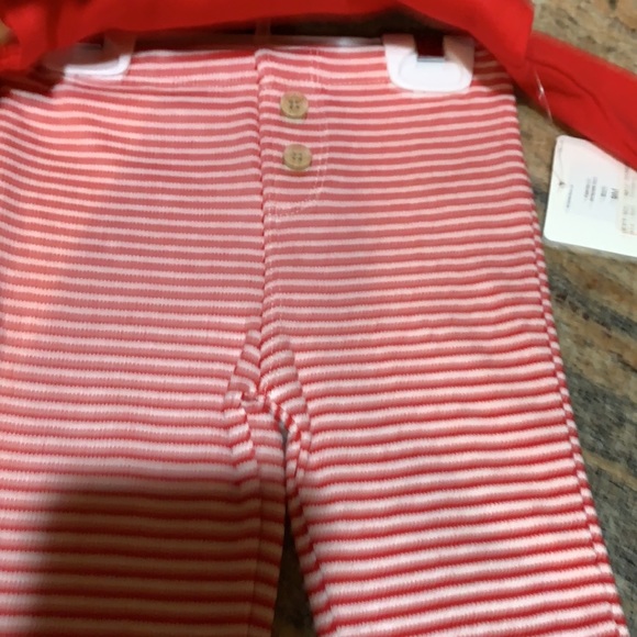 New “First Christmas” 4 piece outfit. Size is 9 month - Picture 4 of 5